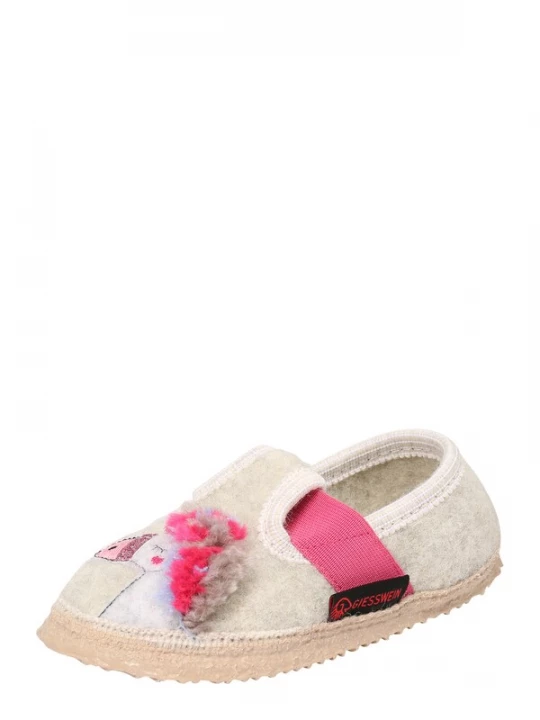 Foto van product GIESSWEIN Huisschoenen 'Trabening Einhorn' beige / pink