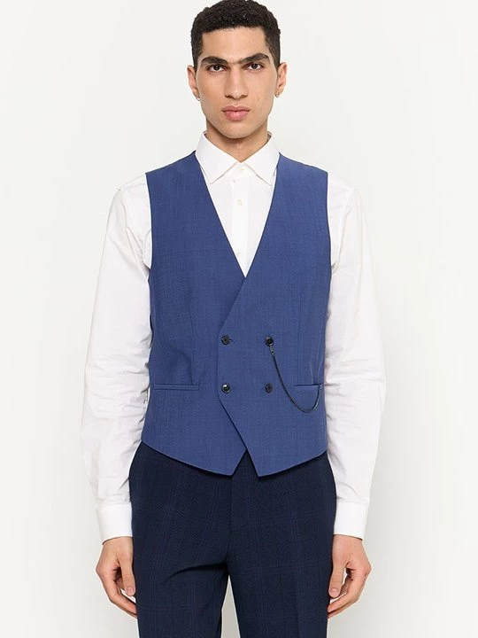Foto van product Gilet Hugo donkerblauw