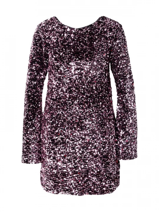 Foto van product Gina Tricot Cocktailjurk donkerroze