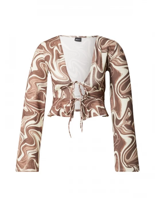 Foto van product Gina Tricot Shirt beige / bruin