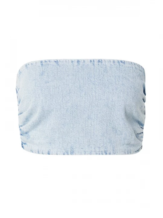Foto van product Gina Tricot Top blauw denim