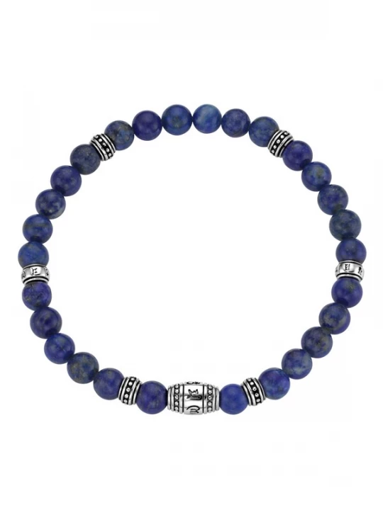 Foto van product Giorgio Martello Milano Armband saffier / zilver