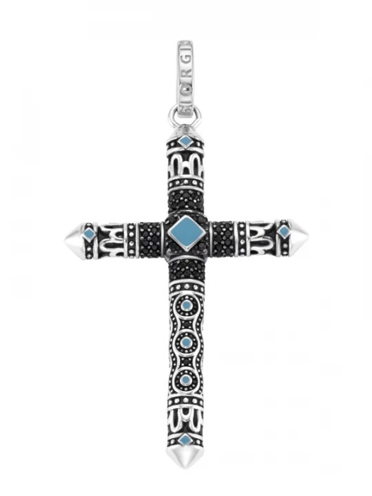 Foto van product Giorgio Martello Milano Hangers blauw / zwart / zilver