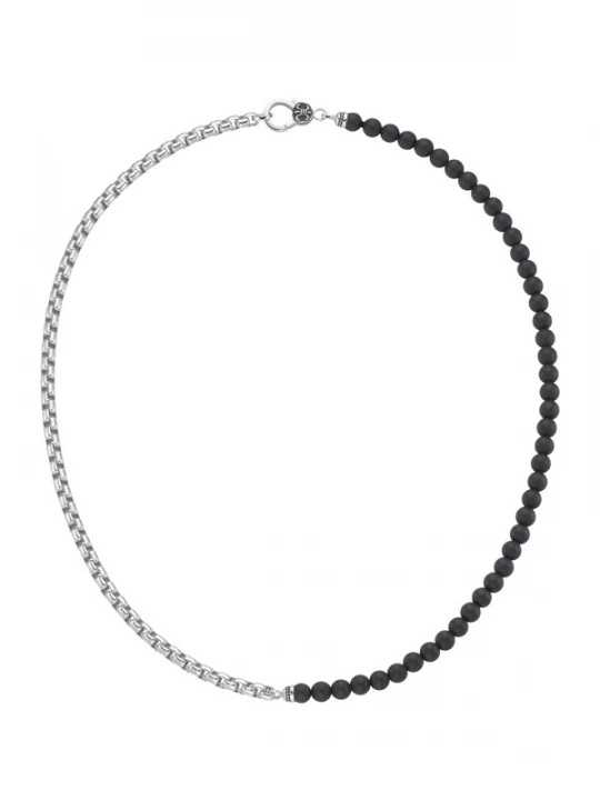 Foto van product Giorgio Martello Milano Ketting zwart / zilver