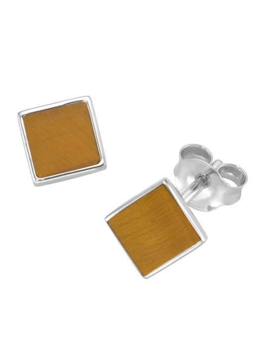 Foto van product Giorgio Martello Milano Oorbel bruin / zilver