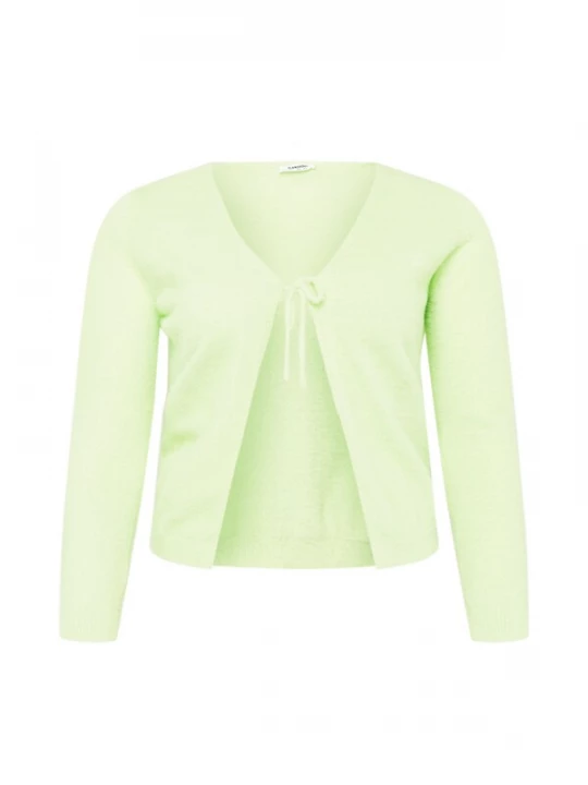 Foto van product GLAMOROUS CURVE Gebreid vest lichtgroen