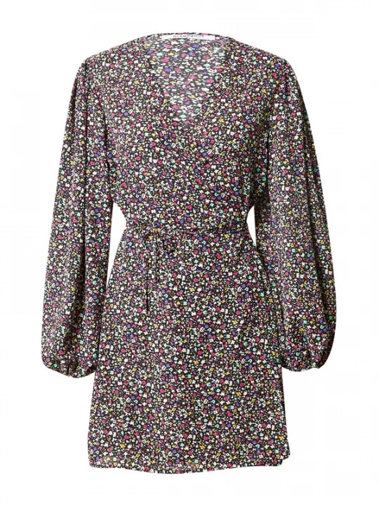 Foto van product GLAMOROUS Jurk lichtlila / fuchsia / zwart / wit