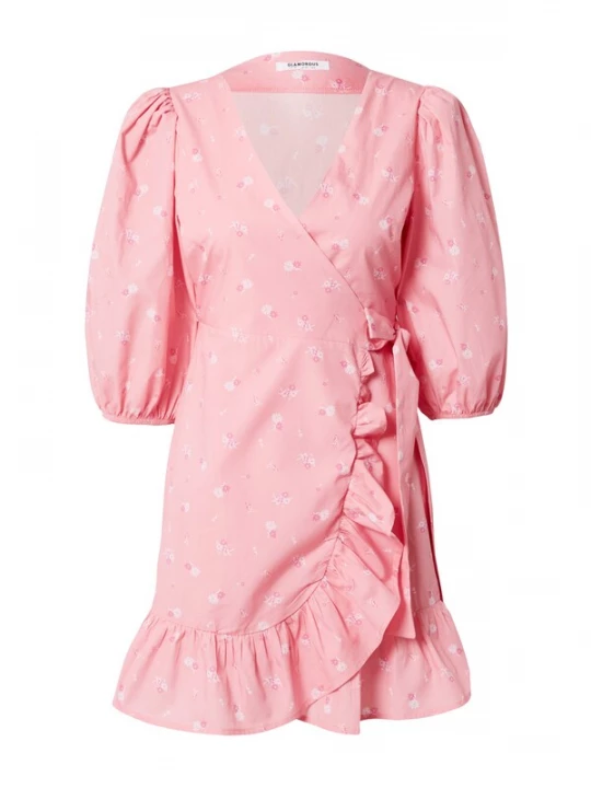 Foto van product GLAMOROUS Jurk pink / rosa / wit