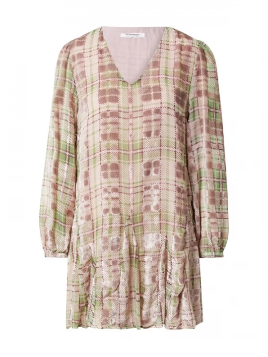Foto van product GLAMOROUS Jurk roestbruin / olijfgroen