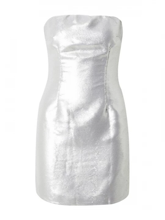 Foto van product GLAMOROUS Jurk zilvergrijs