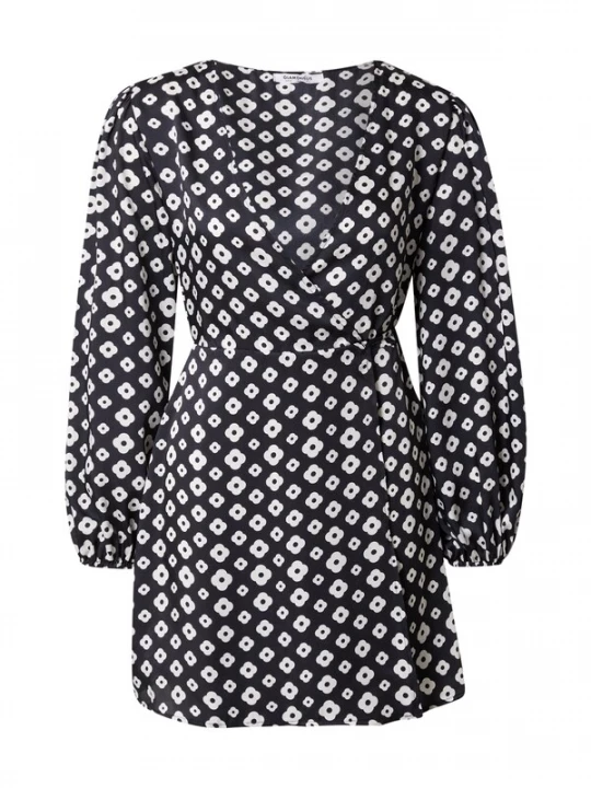 Foto van product GLAMOROUS Jurk zwart / wit