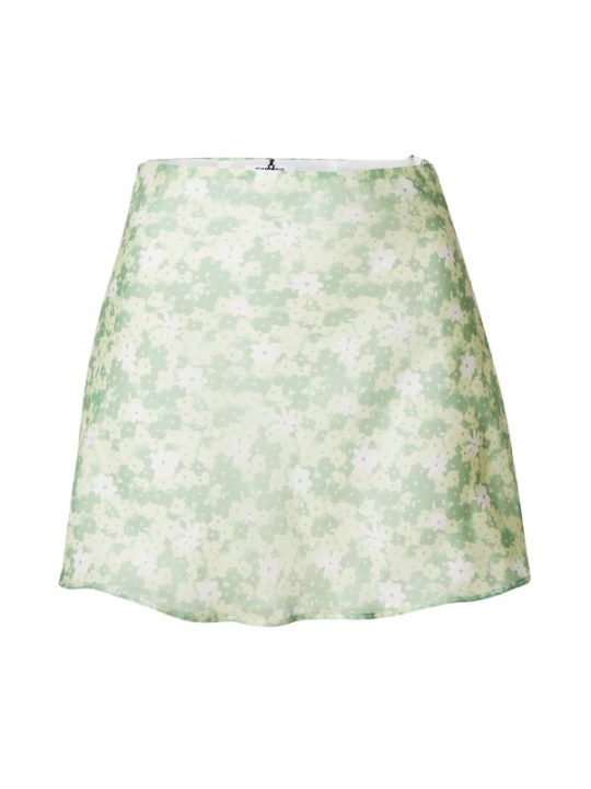 Foto van product GLAMOROUS Rok pastelgroen / lichtgroen / wit