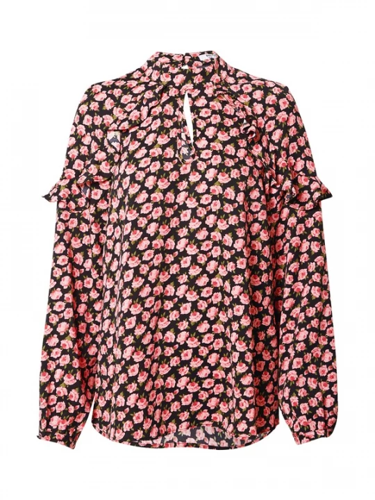 Foto van product GLAMOROUS Tuniek groen / pink / rosa / zwart