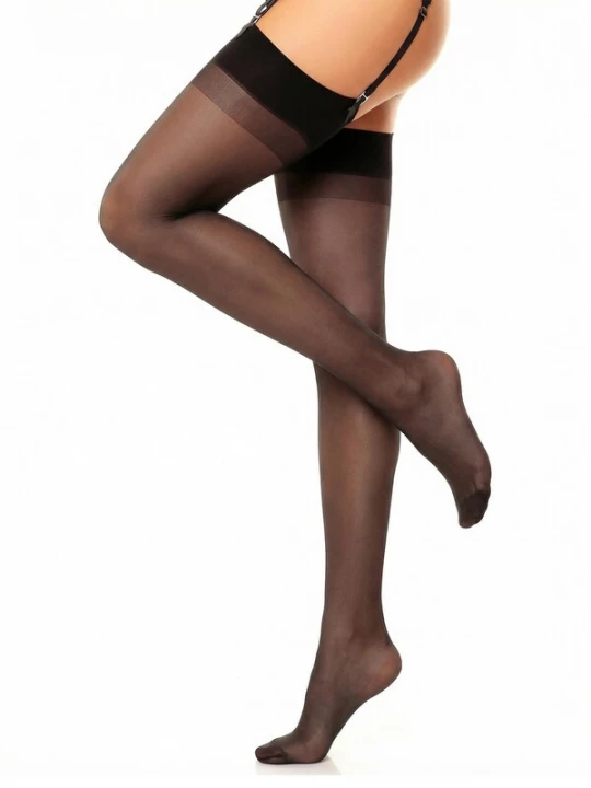 Foto van product GLAMORY Kousen 'Perfect 20 Strapsstrümpfe' zwart