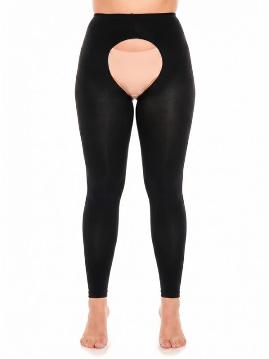 Foto van product GLAMORY Panty's 'Breeze 60 Ouvert Microfaser Fußlose Strumpfhose' zwart