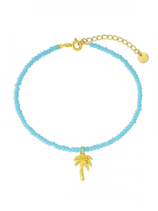 Foto van product Glanzstücke München Armband blauw / goudgeel