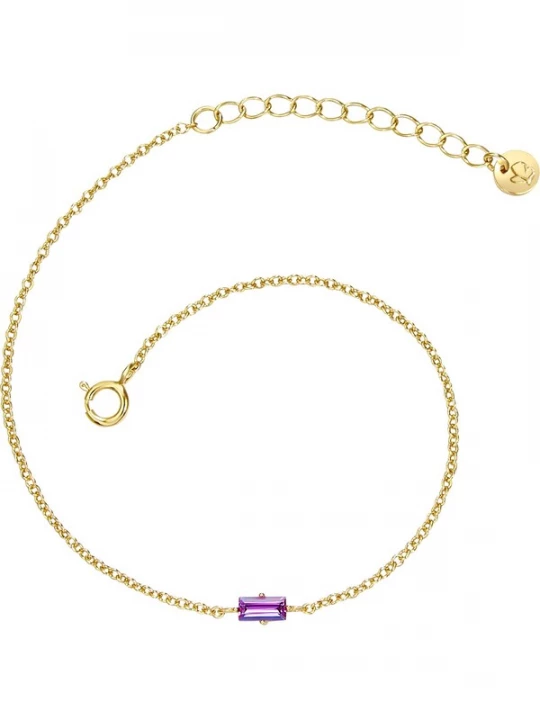 Foto van product Glanzstücke München Armband goud / donkerlila