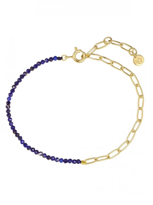 Foto van product Glanzstücke München Armband goud / violetblauw