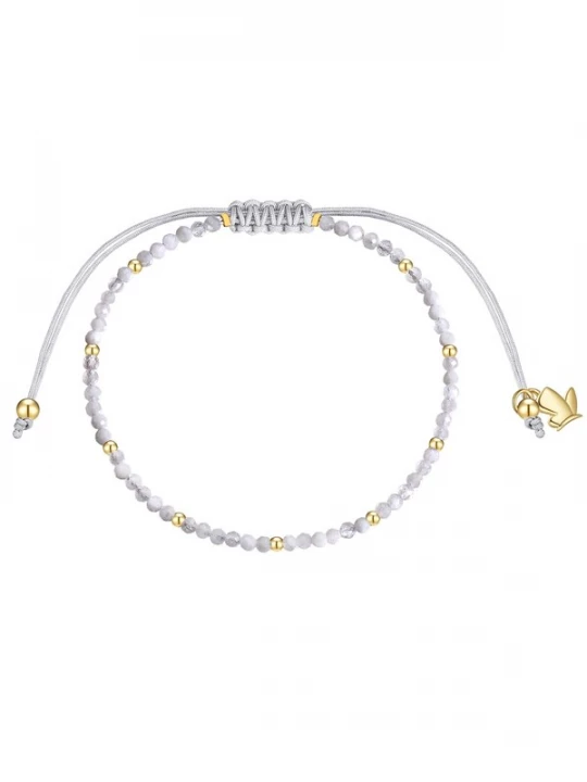 Foto van product Glanzstücke München Armband goudgeel / grijs / wit