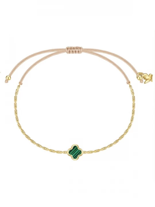 Foto van product Glanzstücke München Armband goudgeel / groen