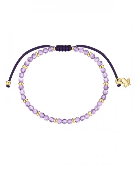 Foto van product Glanzstücke München Armband goudgeel / lichtlila