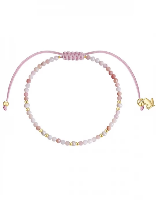 Foto van product Glanzstücke München Armband goudgeel / lichtroze / parelwit