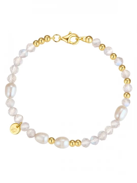 Foto van product Glanzstücke München Armband goudgeel / parelwit