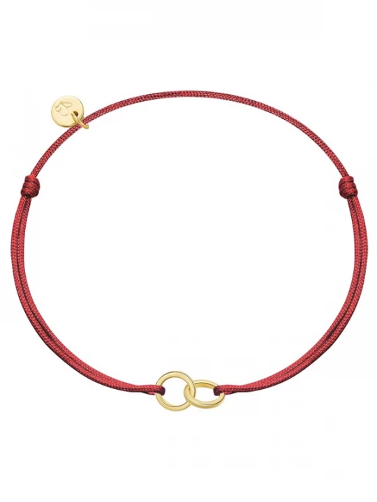 Foto van product Glanzstücke München Armband goudgeel / rood