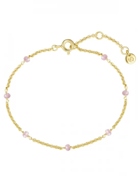 Foto van product Glanzstücke München Armband goudgeel / rosa