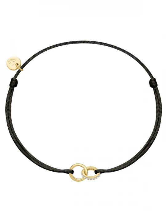 Foto van product Glanzstücke München Armband goudgeel / zwart