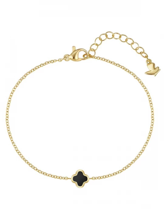 Foto van product Glanzstücke München Armband goudgeel / zwart