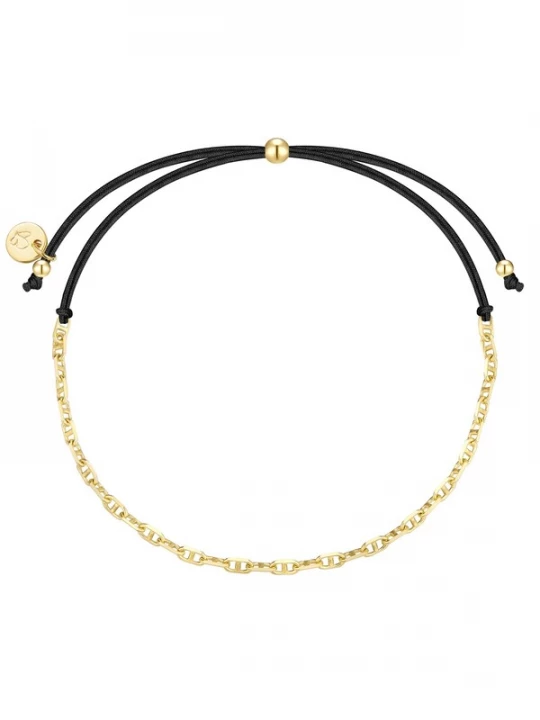 Foto van product Glanzstücke München Armband goudgeel / zwart