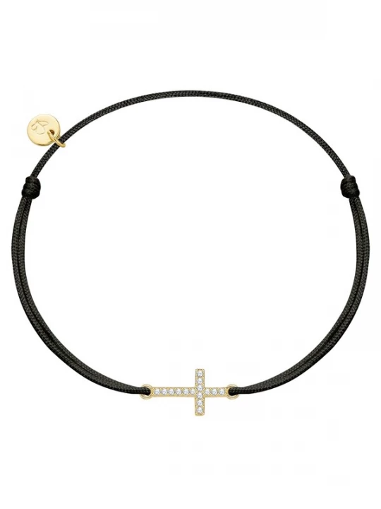 Foto van product Glanzstücke München Armband goudgeel / zwart