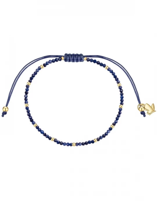 Foto van product Glanzstücke München Armband navy / goudgeel