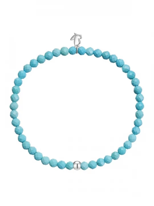 Foto van product Glanzstücke München Armband neonblauw / zilver