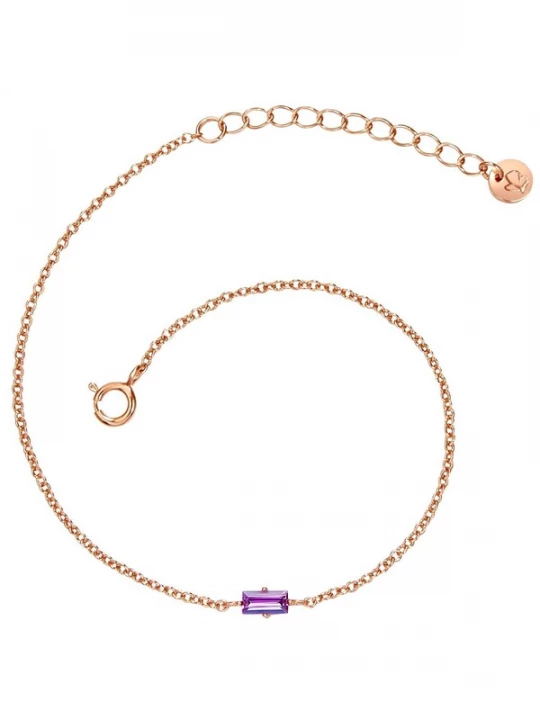 Foto van product Glanzstücke München Armband rose-goud / lila