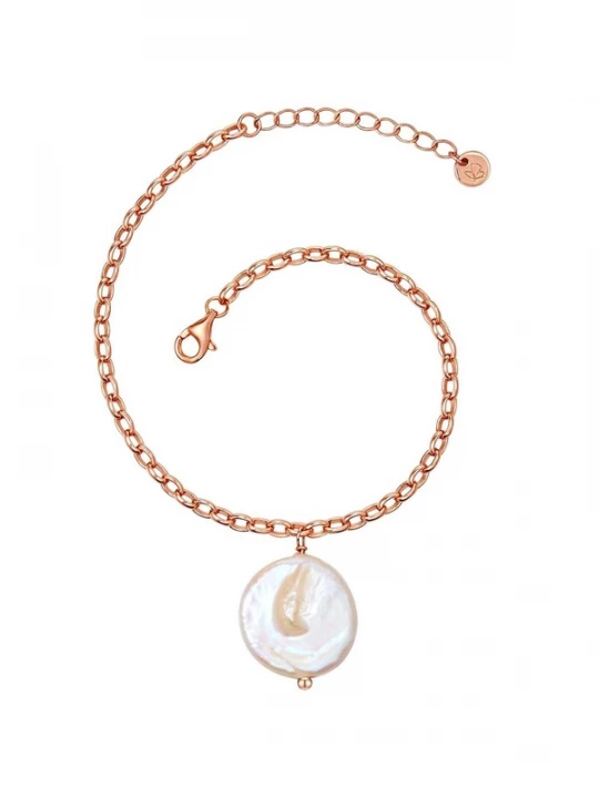 Foto van product Glanzstücke München Armband rose-goud / parelwit