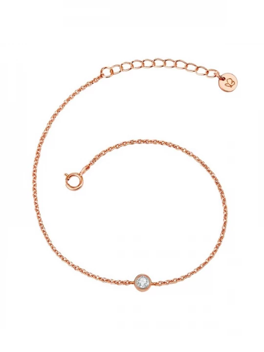 Foto van product Glanzstücke München Armband rose-goud / transparant