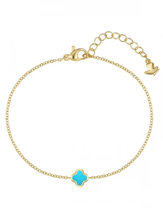 Foto van product Glanzstücke München Armband turquoise / goud