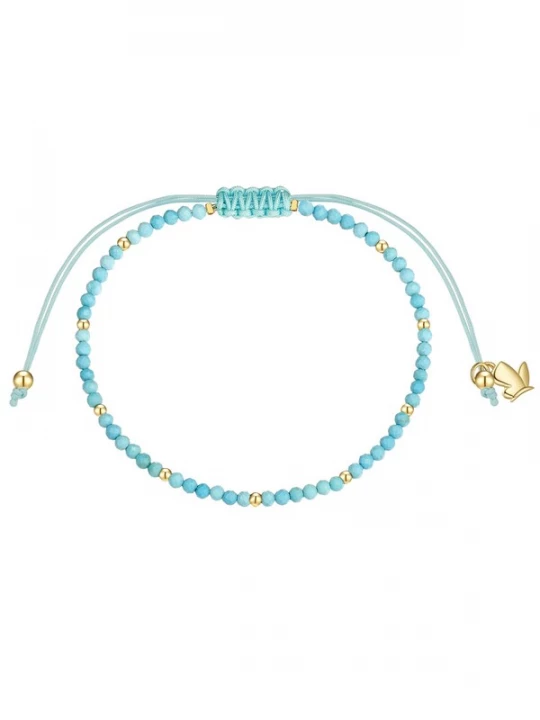 Foto van product Glanzstücke München Armband turquoise / goudgeel