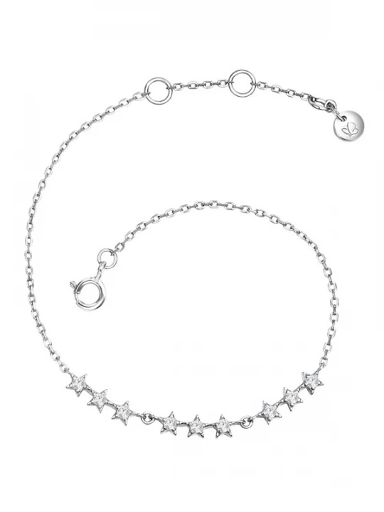 Foto van product Glanzstücke München Armband zilver / transparant
