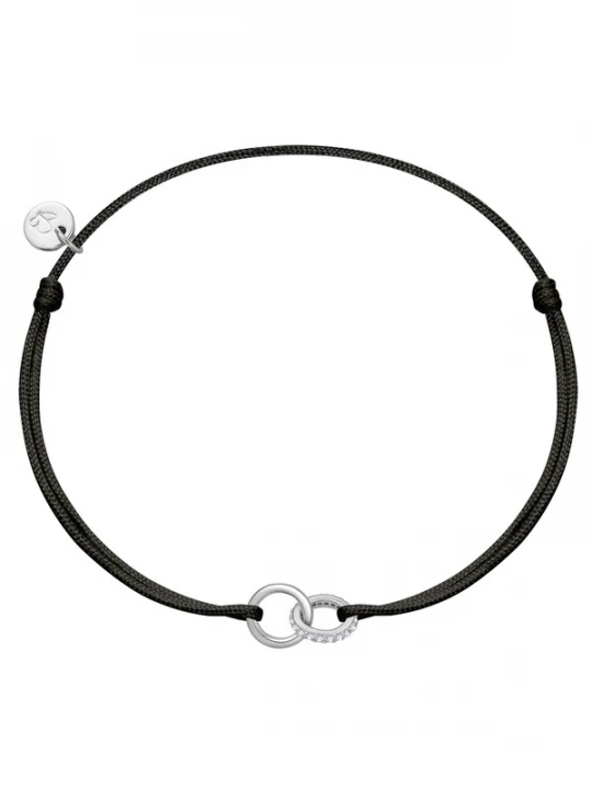 Foto van product Glanzstücke München Armband zwart / zilver