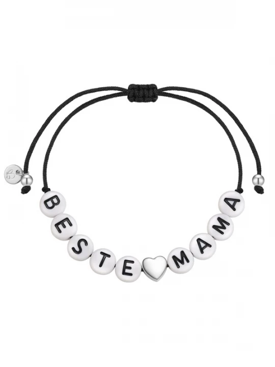 Foto van product Glanzstücke München Armband zwart / zilver