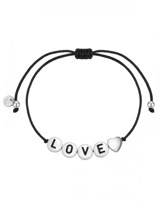 Foto van product Glanzstücke München Armband zwart / zilver