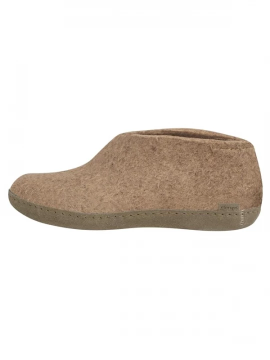 Foto van product Glerups Huisschoenen 'Ledersohle' beige