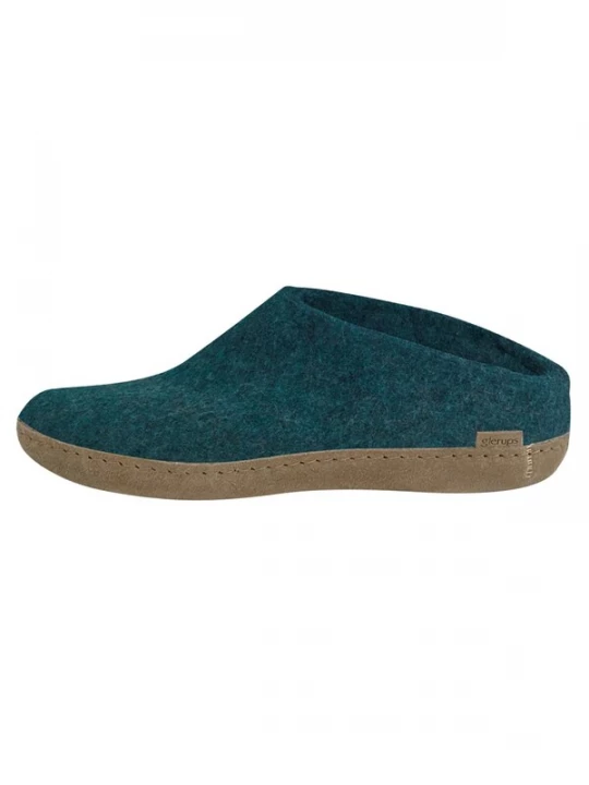 Foto van product Glerups Huisschoenen 'Ledersohle' blauw