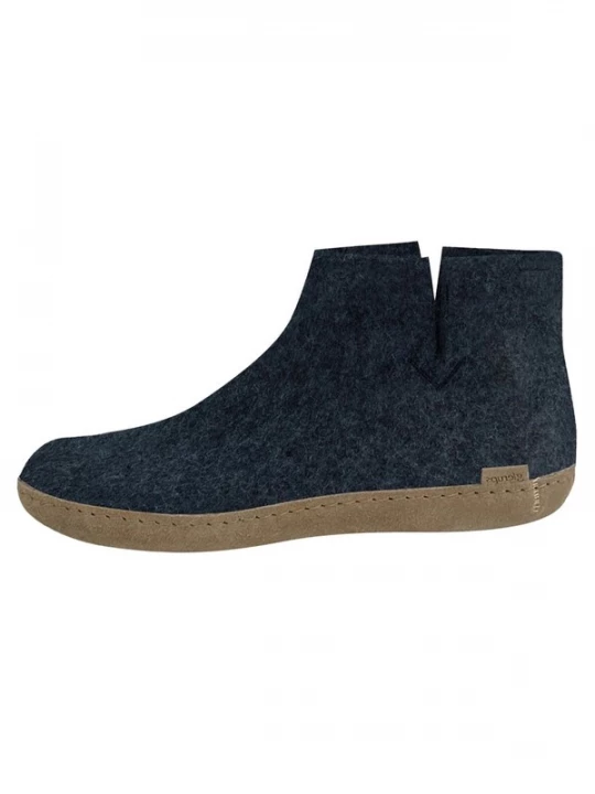 Foto van product Glerups Huisschoenen 'Ledersohle' blauw