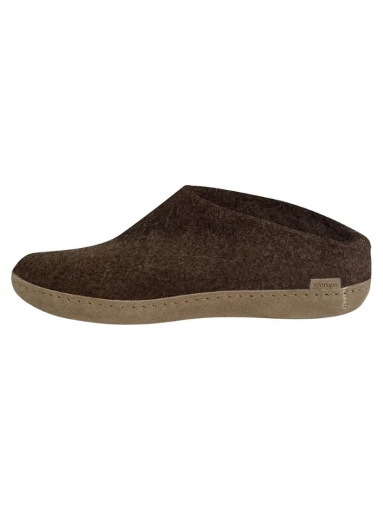 Foto van product Glerups Huisschoenen 'Ledersohle' bruin