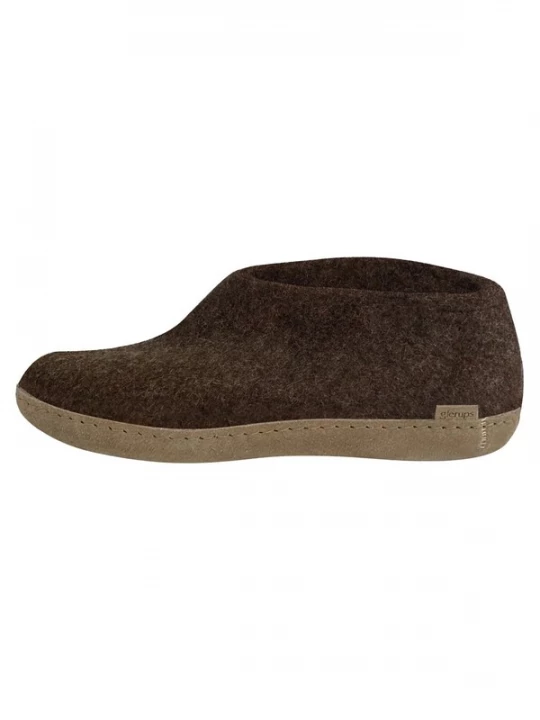 Foto van product Glerups Huisschoenen 'Ledersohle' bruin