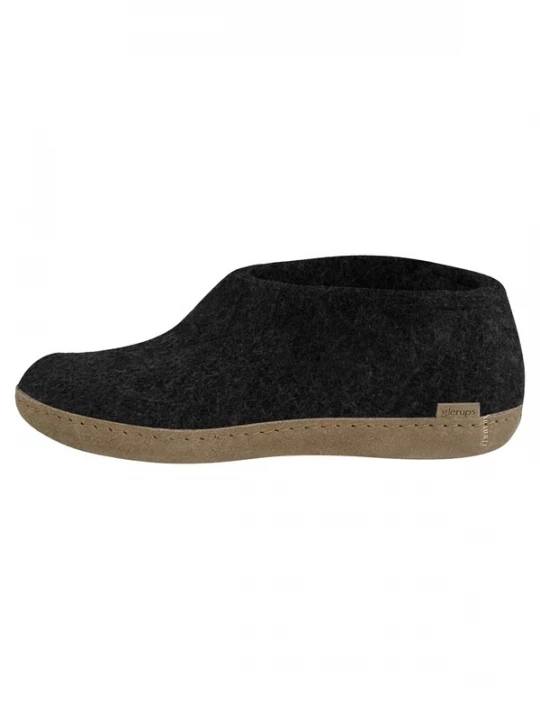 Foto van product Glerups Huisschoenen 'Ledersohle' donkergrijs